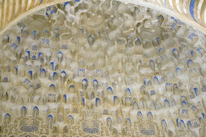 "Stalactite vault" ceiling in Alhambra
