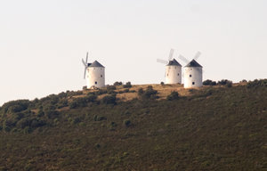 Windmills in Don Quixote country