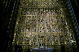 Retablo in cathedral
