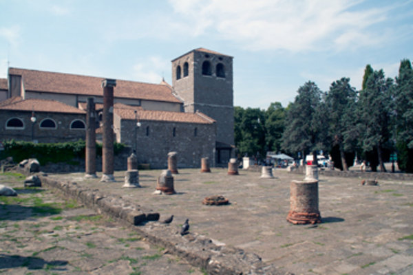 Trieste Roman basilica on San Giusto hill