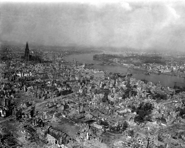 Köln after cessation of hostilities in World War II
