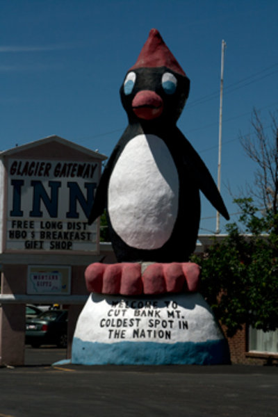 Cut Bank sign