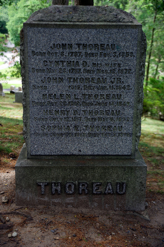 THoreau's grave