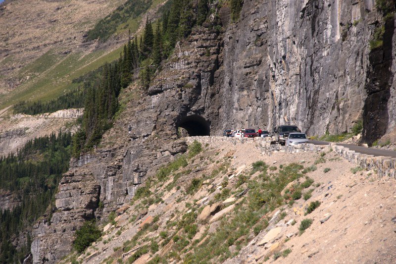 Tunnel on Going to the Sun Road