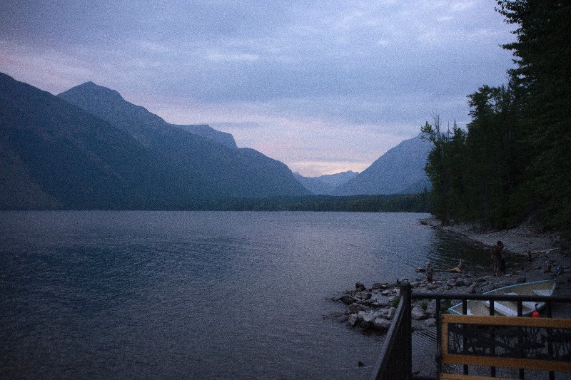 Early evening Lake McDonald
