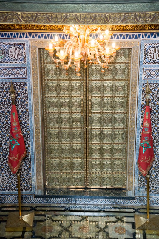 Morocco 2015 0194 Mausoleum of Mohammed V Rabat Morocco 051815