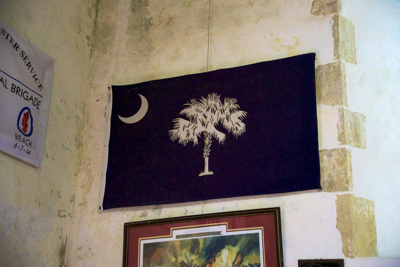 South Carolina flag in Chappelle