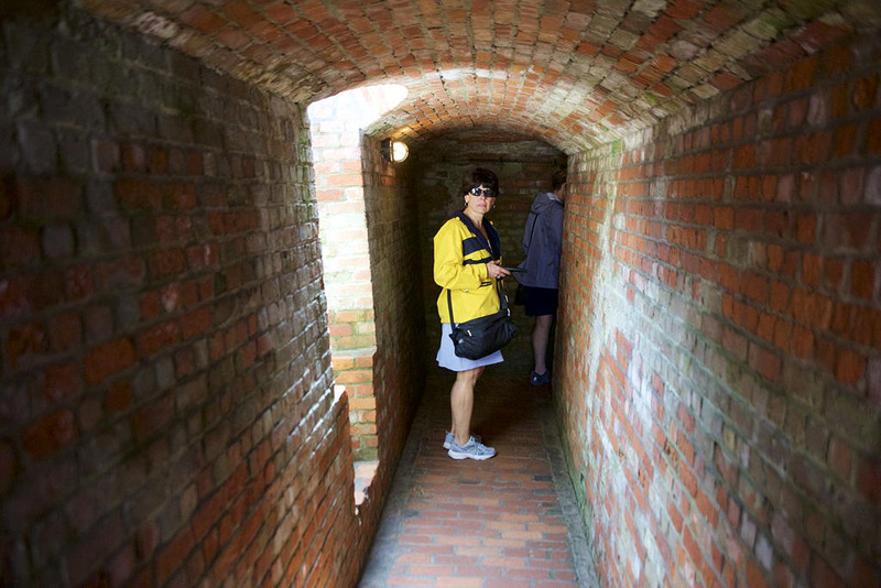 Jennie in underground bunker