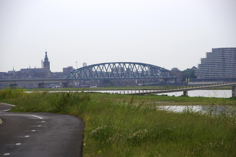 Bridge at Nijmegen - similar to one that stood there in 1944