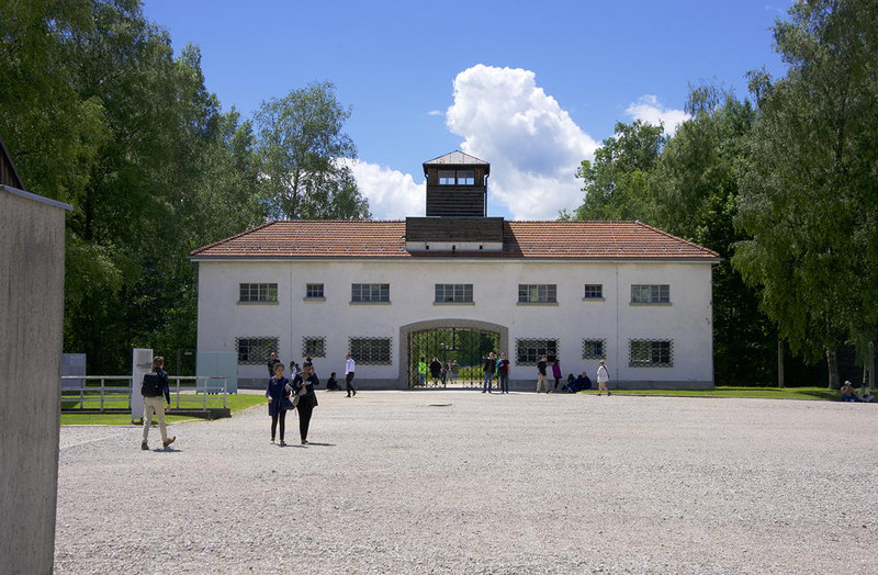 Dachau - entrance gatehouse