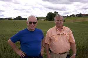 Buddy and Chuck at bivouac area Isen