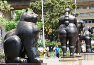 Botero sculpture in Medellin
