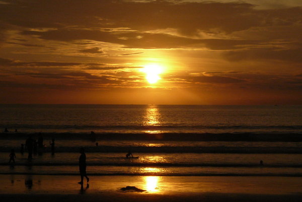 Sunset at Kuta Beach 1
