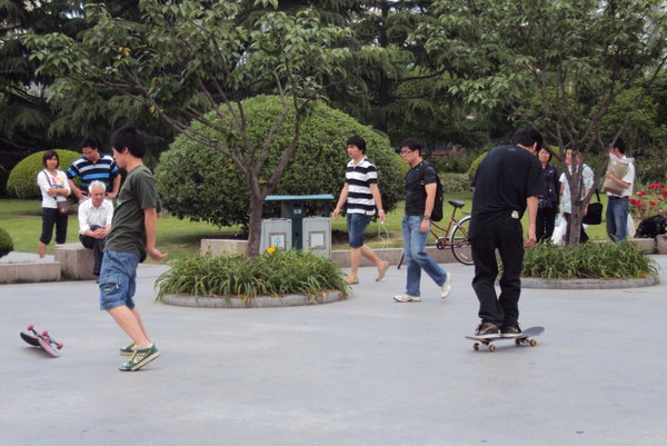 skateboarders