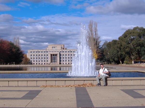 Outside old parliament house, Canberra