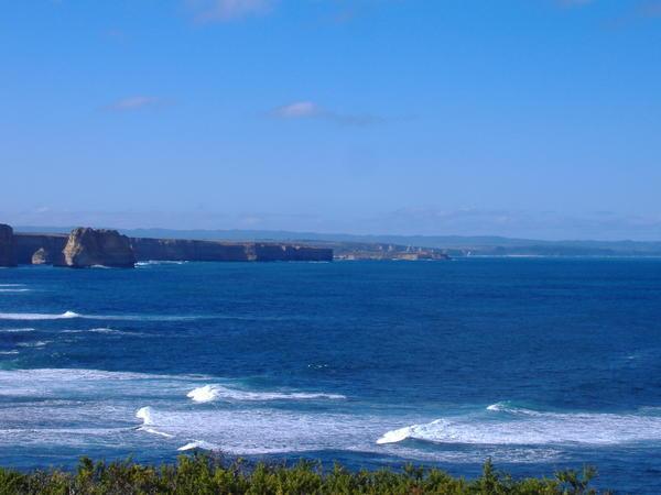 view of the apostles from port campbell