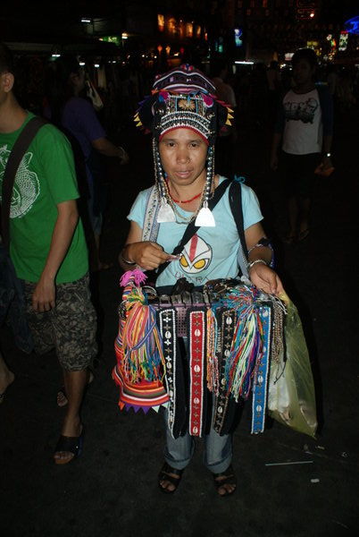 One of the bracelet sellers.