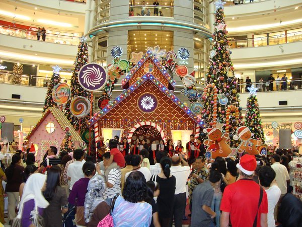 Xmas village in one of the dozens of shopping malls