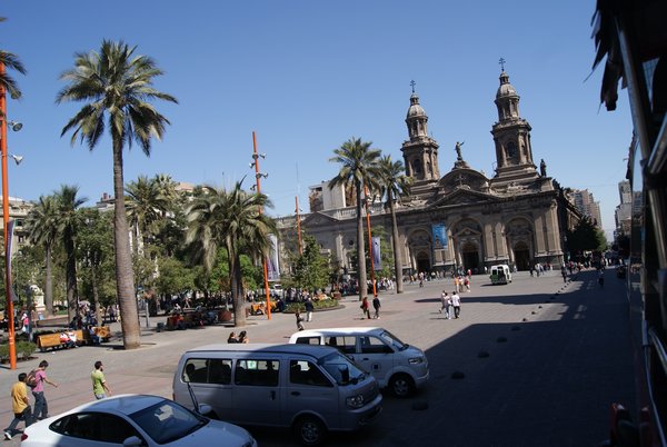 Santiago city centre