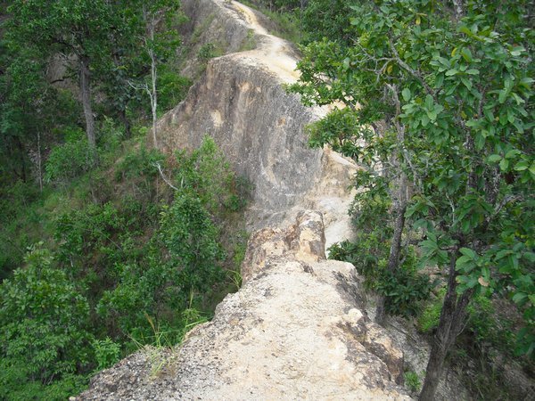 The ridge that Rik walked down