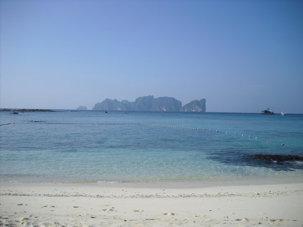 The view of Phi Phi Li, from our beach Long Beach