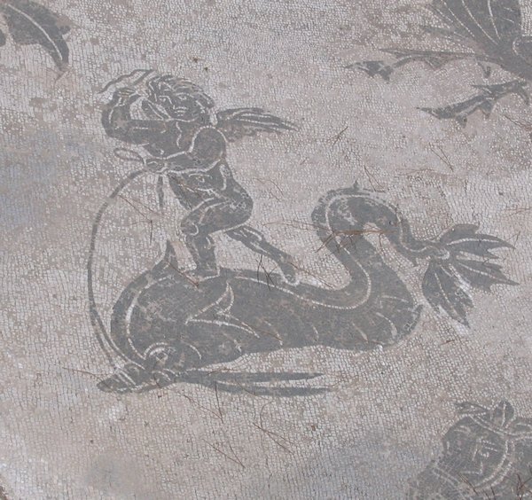 Ostia Antica - Another Mosaic on Floor Of Bath