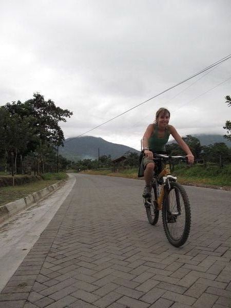 Biking to the Volcano