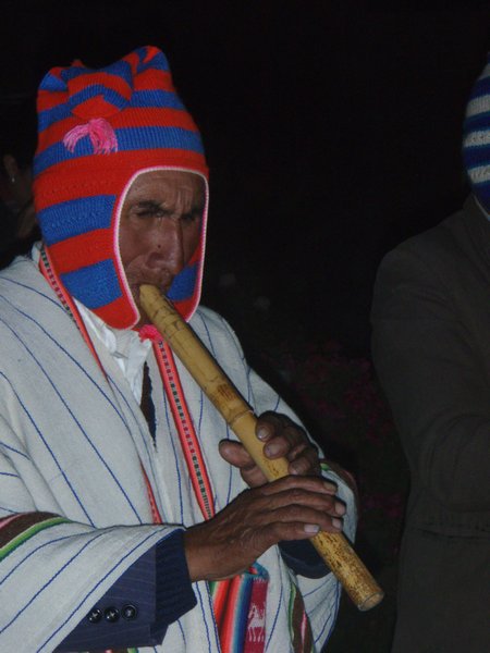 One of the musicians