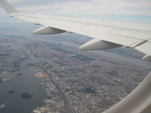  NYC from my plane