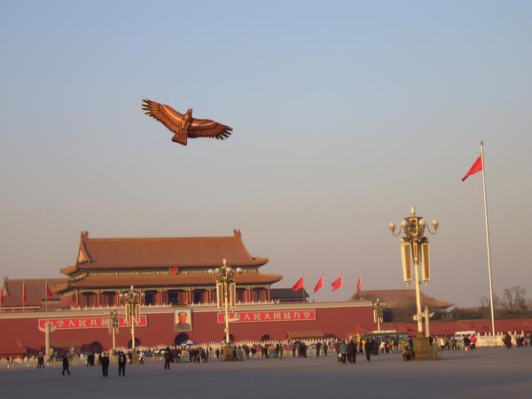 Kites over Tiananmen Square