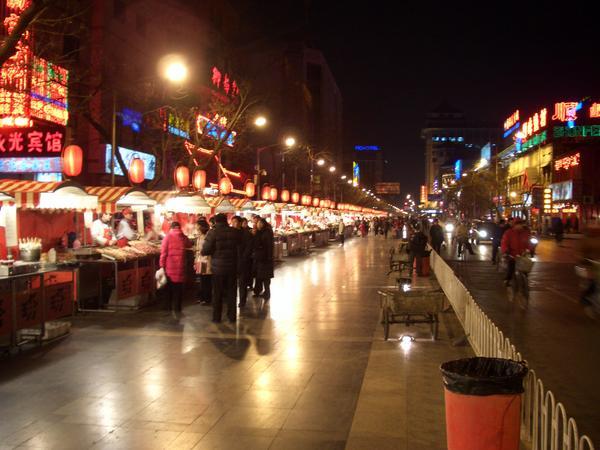 Night Food market in Beijing