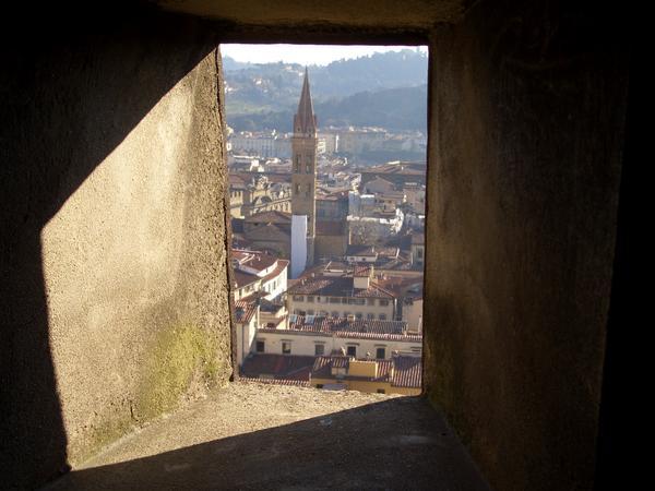Florence through a Duomo window