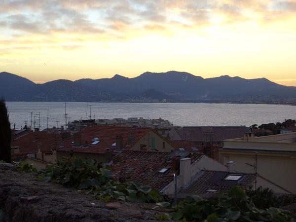 Cannes at Sunset
