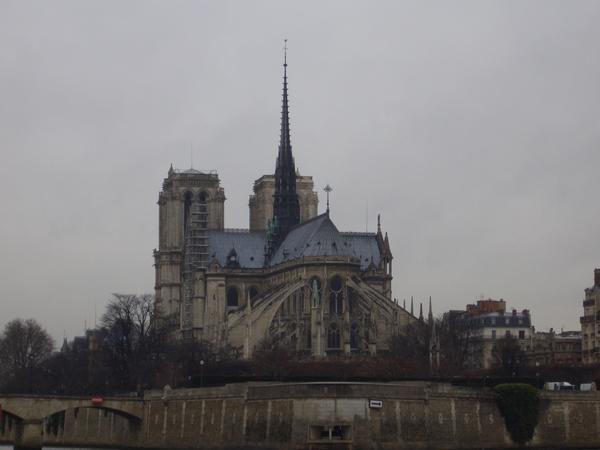 Notre Dame in the mist