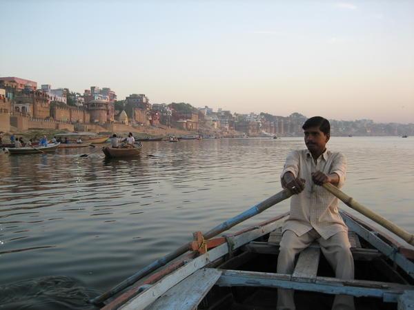 Rowing on the ganges