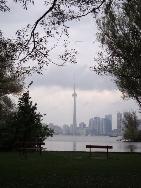 View from Island of CN Tower