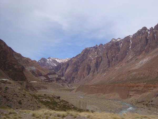 Argentinian side of the Andes
