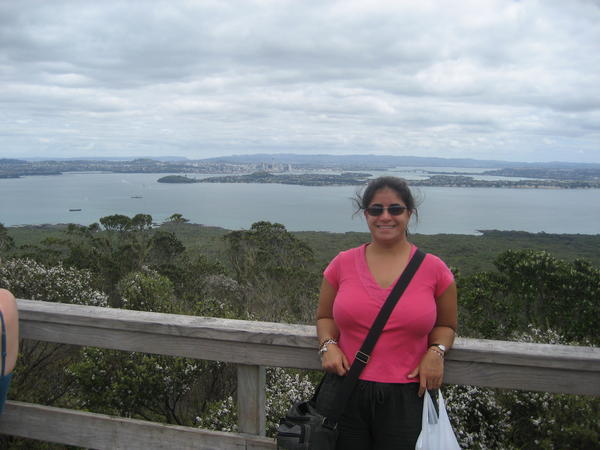 On the top of Rangitoto 