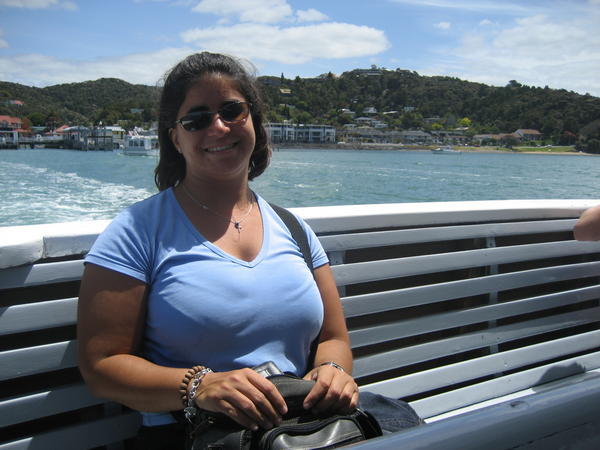 On the ferry to Russell