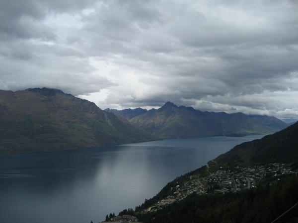 One end of Lake Waka Queenstown