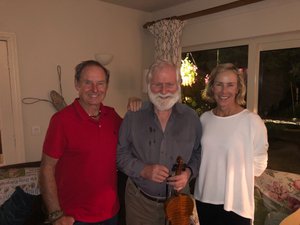 Mike and Cathy with John Sheahan
