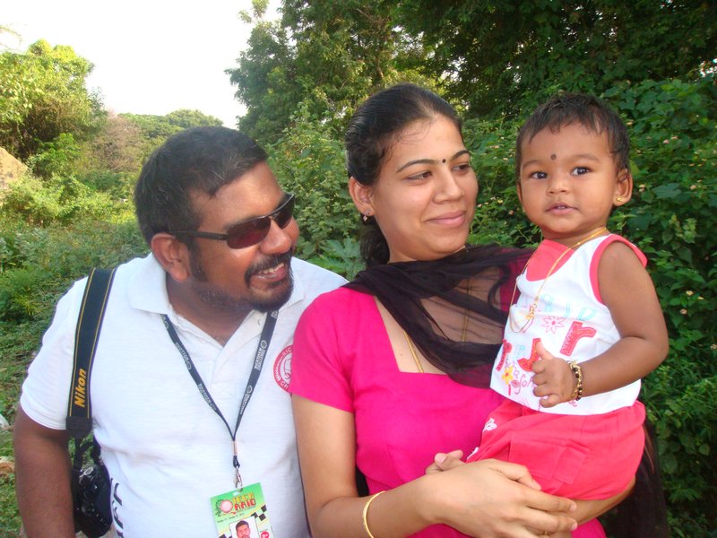 Aravind, the Organizer and his family