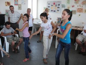 Kids at the Refugee School - the beneficiaries of the Caucasian Challenge