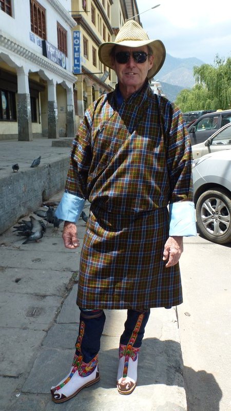 Dhaso Mike in Local garb