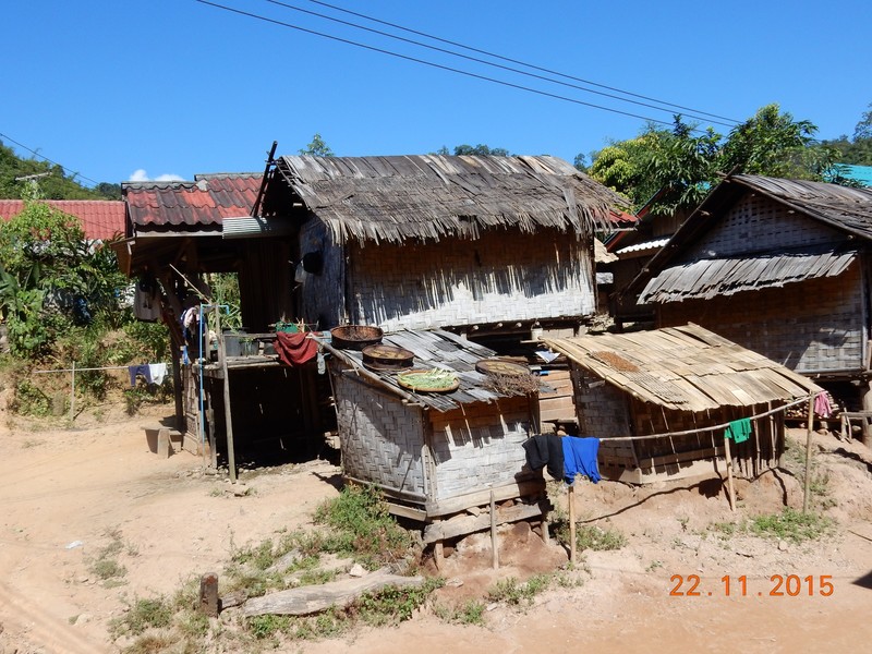 Native village in Laos