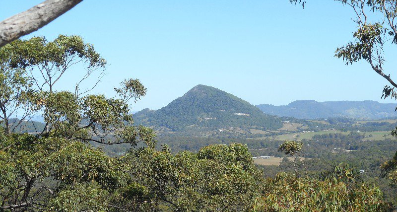 The view from the Lookout of Mt Tinbeerwah, Qld.
