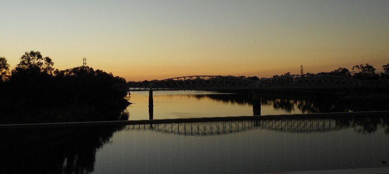 Sunset over Fitzroy River, Rockhampton