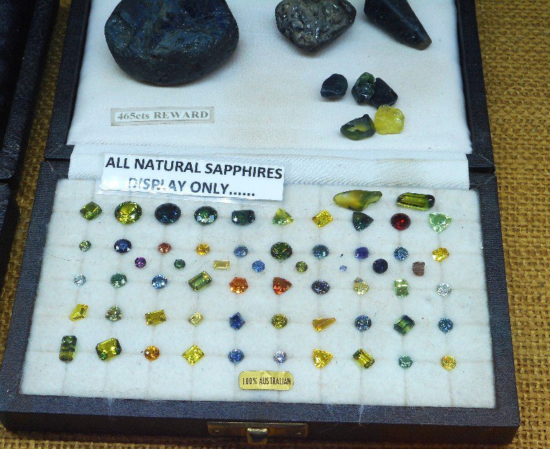 A Box of Colourful Sapphires