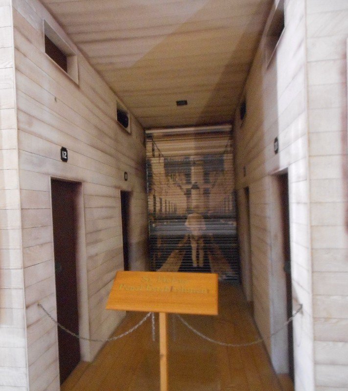 Inside St Helena Gaol, near Brisbane