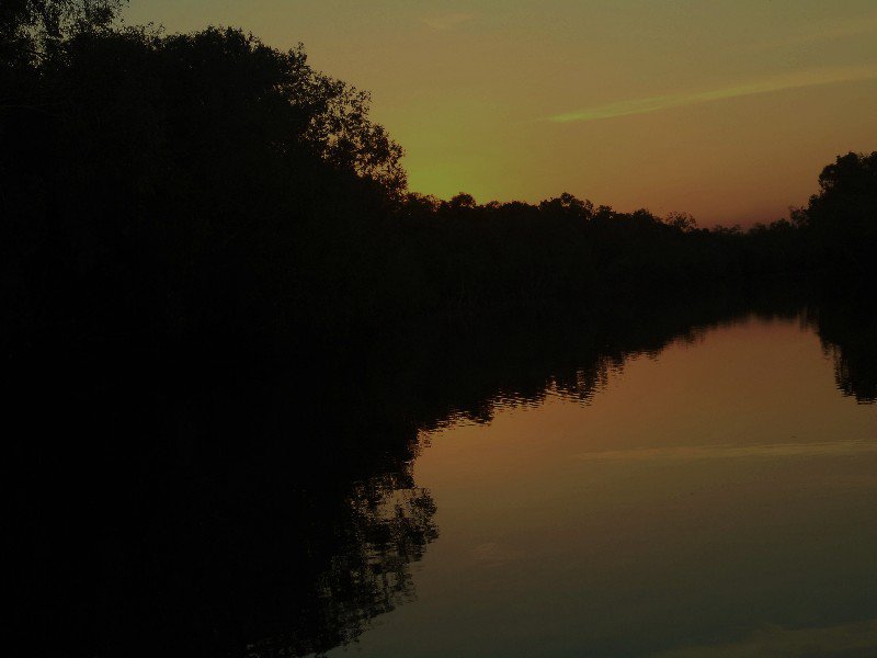 Sunset over the Mary River